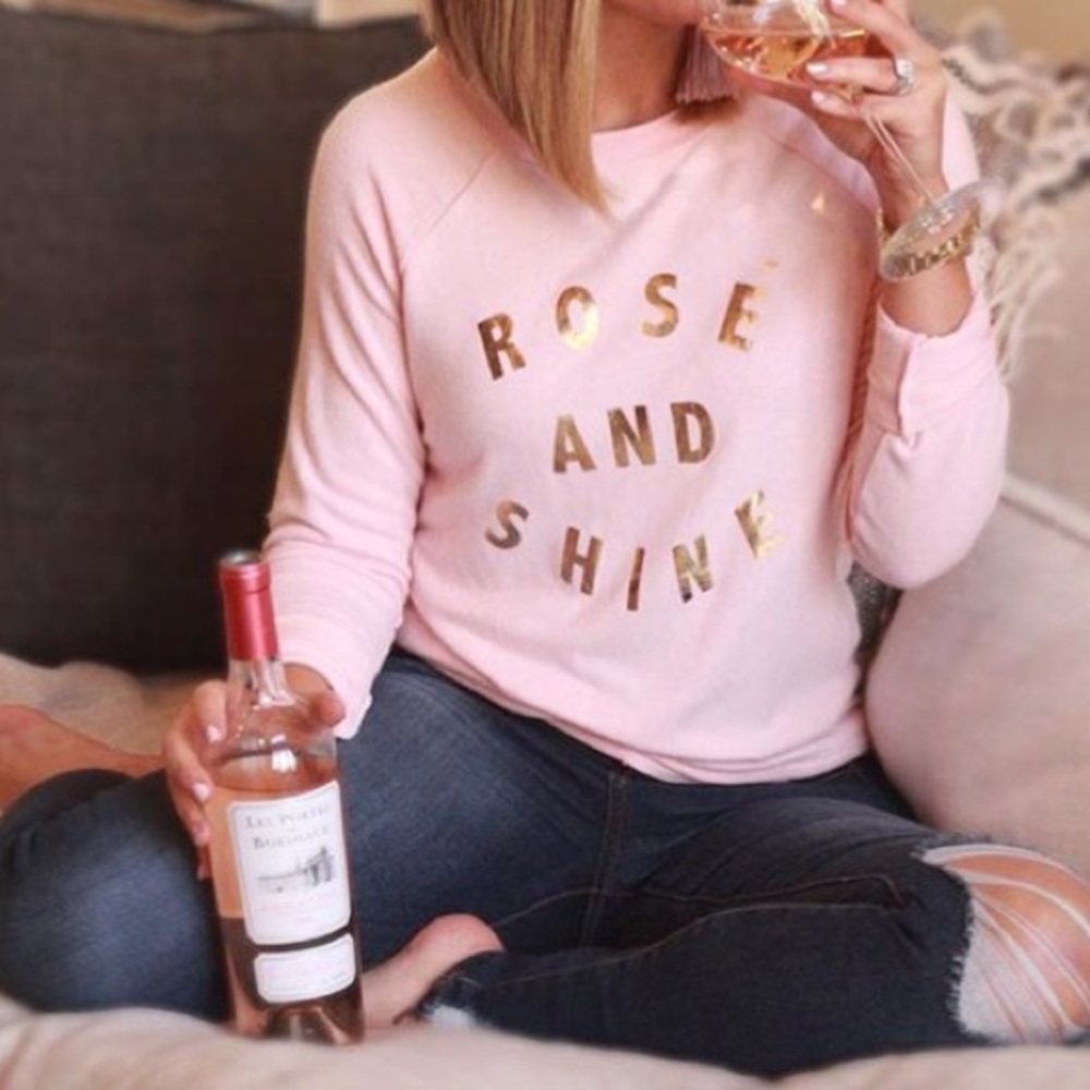Rose' and Shine pink Top size XL